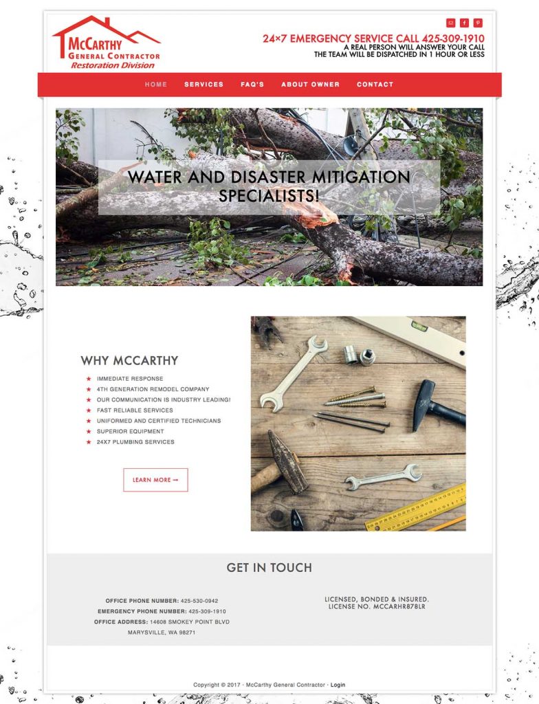 McCarthy Team website