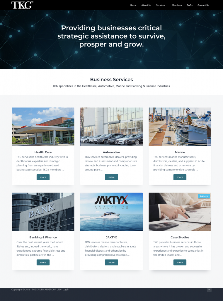 TKG Website Redesign